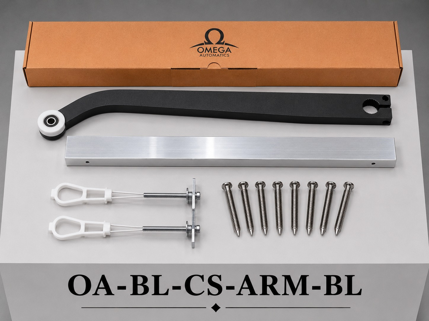 Bottom Load Centre Spindle Concealed Arm (Black) - OA-BL-CS-ARM-BL