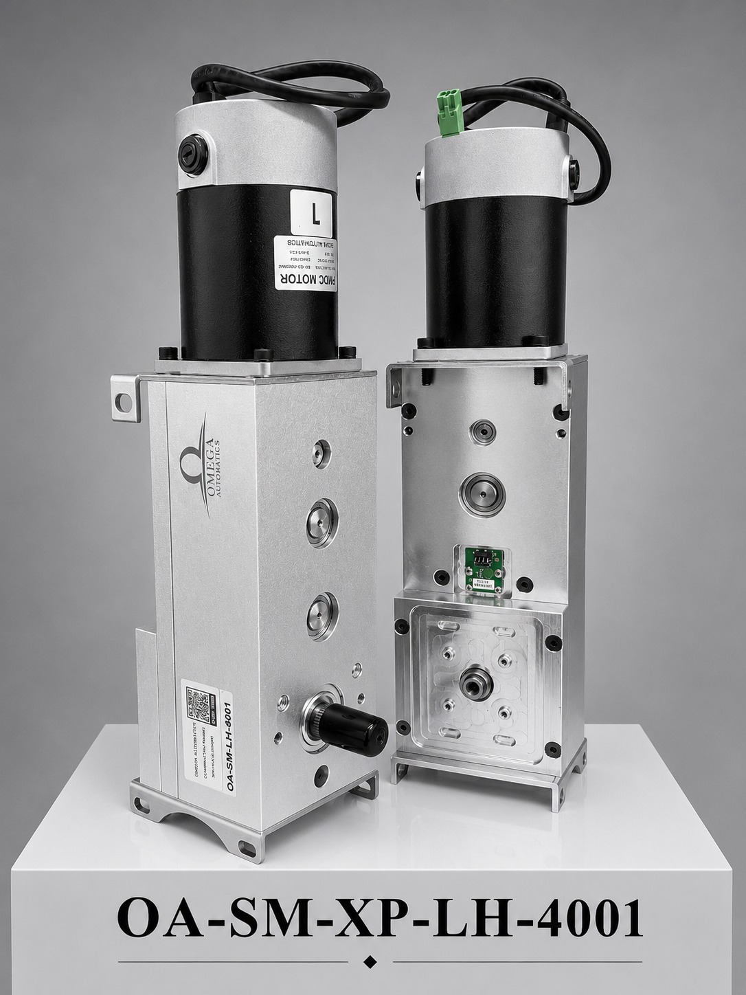 XP Left Hand Motor & Encoder - Dual View - OA-SM-XP-LH-4001 (Dual View)
