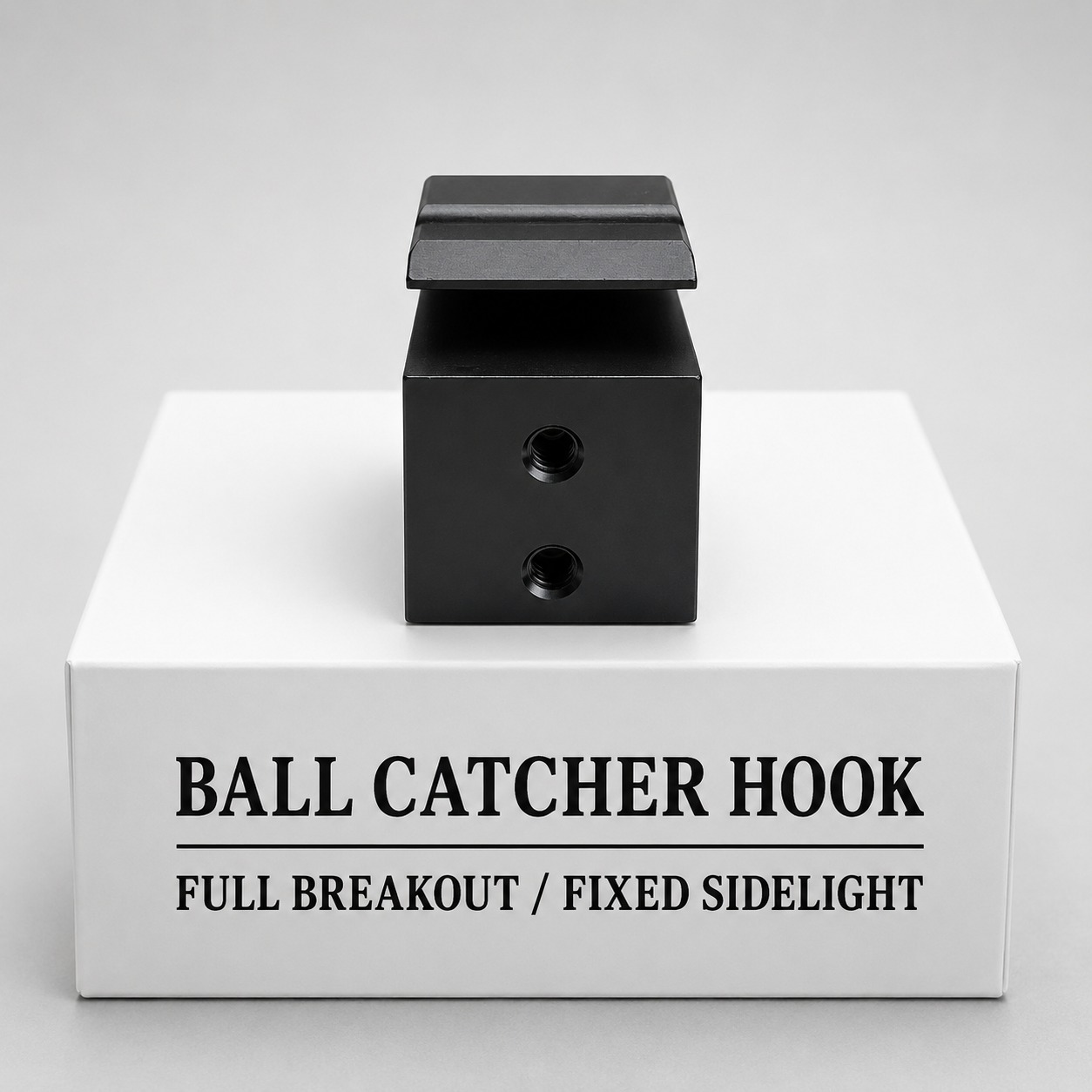 Sliding Door Ball Catcher Hook (Black) - OA300-BC-HOOK-BL