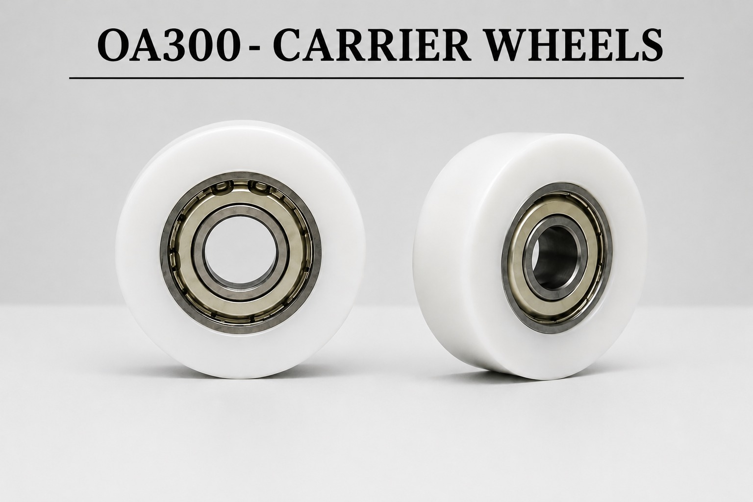 OA300 Precision Sliding Carrier Wheels (Pair) - OA300-CARRIER WHEELS