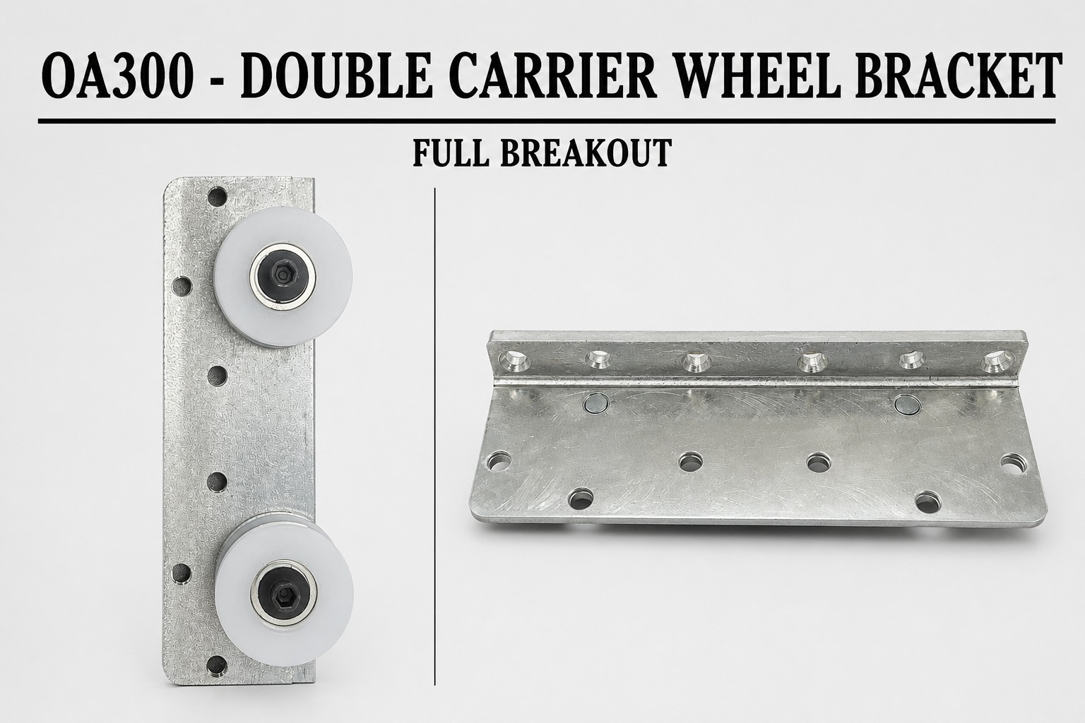OA300 Double Tandem Carrier Wheel Bracket Assembly - OA300-DBL CARRIER