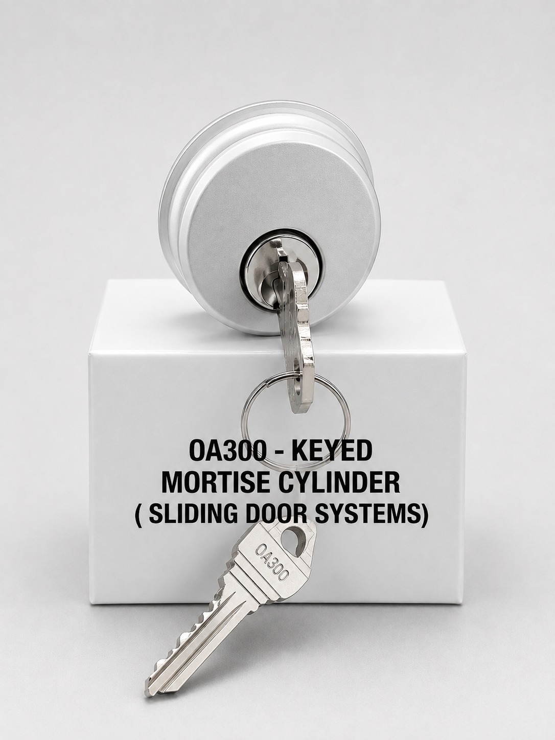 Sliding Door Keyed Mortise Cylinder - OA300-KEY-CYLINDER